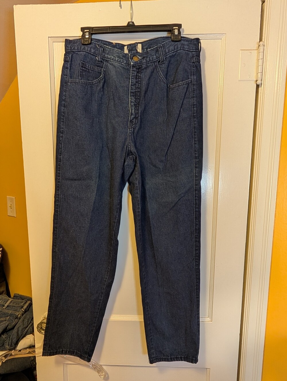 Calvin Klein Relaxed-Fit Dark Blue Jeans